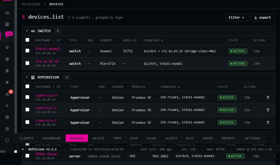 Device inventory